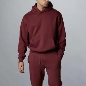 Sweat à capuche épais en éponge française 100% coton pour hommes, épaule tombante personnalisée, Streetwear 500gsm basiques, sweat à capuche surdimensionné, vente en gros - Product Image 5