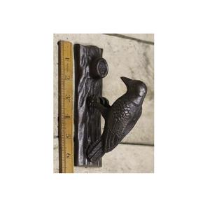 Diseño de puerta de abeja de miel de Metal plateado, accesorio de puerta para el hogar, uso decorativo para la puerta principal del hogar - Product Image 4