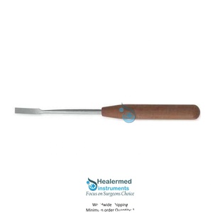 Manche Tufnol, râpe en acier inoxydable, 19cm, droite, 6mm - Product Image 1