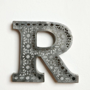 Metal Etched <b>Letter</b> A - Product Image 3