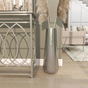 Jarrón Simple negro con detalles dorados, perfecto para dormitorio, escritorio de estudio, sala de estar, salón y regalo creativo o uso decorativo - Product Image 3