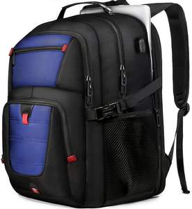 กระเป๋าเป้สะพายหลังสำหรับเดินทาง ใส่แล็ปท็อป 17 นิ้ว กันน้ำ ใช้ได้ทั้งชายและหญิง ขนาดใหญ่ แข็งแรง ผ่านมาตรฐาน TSA เหมาะสำหรับนักเรียน นักศึกษา ของขวัญ - Product Image 4