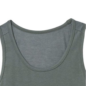 Débardeurs de sport pour hommes, col rond, 100% polyester, qualité supérieure, logo personnalisé, séchage rapide, respirant, anti-froissement - Product Image 6
