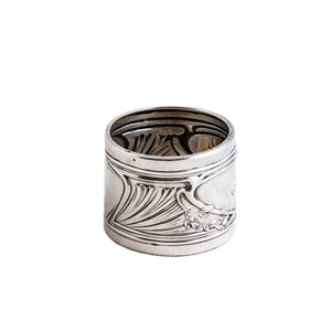 Servilletero de metal exclusivo con forma de flor de hierro con opciones personalizadas para decoración de mesa de boda y fiesta - Product Image 6