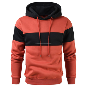 Sudadera con Capucha Deportiva Clásica Holgada y Cómoda para Hombre, con Logotipo Estampado, Hecha de Tejido de Punto de Poliéster y Algodón, Teñido Liso - Product Image 2