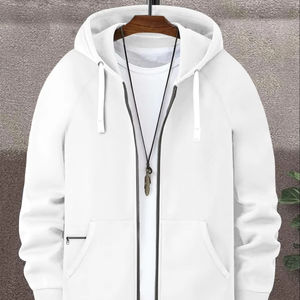 เสื้อสเวตเตอร์ขนแกะมีฮู้ดสำหรับผู้ชายเสื้อมีฮู้ดโอเวอร์ไซส์พิมพ์โลโก้แบบกำหนดเอง - Product Image 1