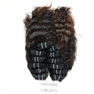 Meilleure Qualité Femme Machine Trame Double Bundles Temple Ondulé Pré-collé Ruban Naturel Vierge Indien Extensions de Cheveux Humains - Product Image 4