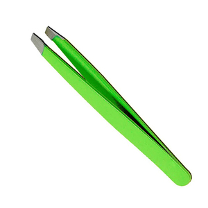 Mastering Precision Pinzas verdes profesionales para belleza del cabello Pinzas para cejas - Product Image 3
