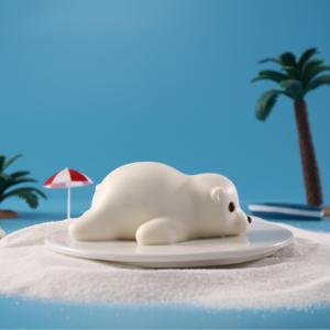 Trẻ em bánh dễ thương Pet Serie động vật đại dương Gấu bắc cực bánh Zoo Bảo tàng lưu niệm món tráng miệng Giao hàng nhanh - Product Image 3