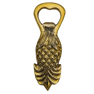 Mejor Venta de lujo Metal oro antiguo piña abrebotellas boda restaurante Hotel fiesta - Product Image 1
