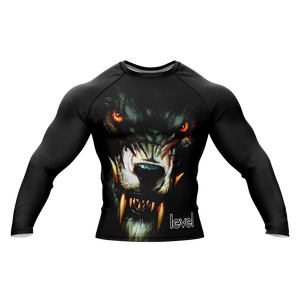 Sublimé logo bjj rash guard manches courtes mma compression wear - Product Image 1