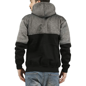 Sweat à capuche avec logo personnalisé pour hommes 100% coton avec épaules tombantes vierges Streetwear Zip Hoodie Basics for Winter - Product Image 6