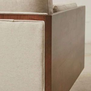 Sofá de madera maciza de alta calidad para sala de estar, oficina, salón y mobiliario de hotel con estructura duradera y cojín cómodo. - Product Image 6