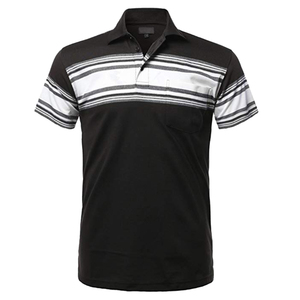 T-shirt classique brodé en jersey uni 100 % coton léger et respirant, style décontracté ou professionnel, à manches courtes - Product Image 2