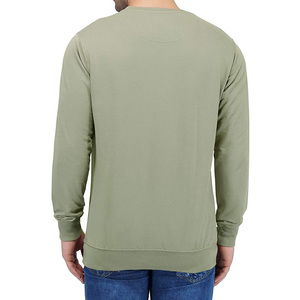 Sweat-shirt à capuche 100% coton pour hommes, tissu tricoté respirant, motif solide pour l'intérieur, l'extérieur et l'hiver - Product Image 3