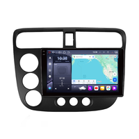 Autoradio Android 15 8 cœurs Écran IPS pour HONDA CIVIC LHD 2001-2005 Lecteur multimédia de voiture avec GPS WiFi 4g Lte
