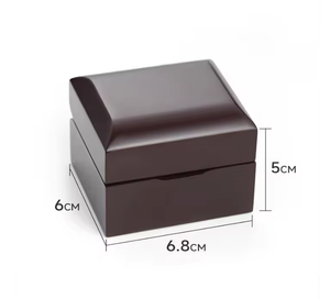 Economy Luxury Recycled Materials Paper Jewelry Boxes Brown Ring & <b>Couple</b> Ring Bangle Box for Watch Jewelry Packaging Wholesale - Product Image 3