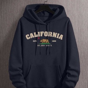 Sudaderas con capucha y chándal para hombre, chándales de lana de algodón 100% de China, conjunto de chándal con capucha y estampado personalizado para correr - Product Image 3