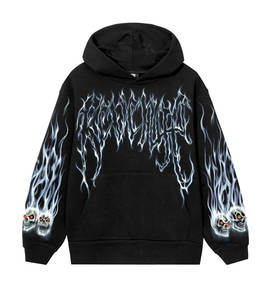Venta al por mayor personalizado hombres sudaderas con capucha de diamantes de imitación DTG DTF sublimación impresión Streetwear sudadera polar OEM - Product Image 1