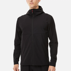 Diseñador de calidad personalizado de manga larga de bloqueo de color de nylon deportes al aire libre correr 2 piezas cortavientos pantalón chaqueta conjunto para hombres - Product Image 2