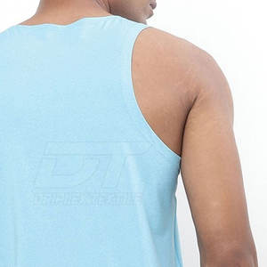 Nueva llegada Ropa de entrenamiento Camiseta sin mangas hecha a medida para hombres Ropa de gimnasio Camiseta sin mangas para hombres Camiseta sin mangas transpirable para hombres - Product Image 6