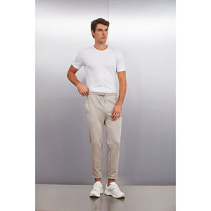 Pantalones GRIMELANGE Huxley para Hombre, Corte Recto Regular, Cintura con Cordones, Algodón Orgánico, Bolsillos Laterales - Product Image 2