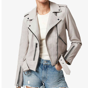 Ropa de moda Chaqueta de cuero para mujer Chaqueta de cuero a prueba de viento para mujer Chaqueta de cuero transpirable Venta caliente para mujer - Product Image 3