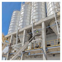 Silo en acier étanche à la poussière, boulonné, de 50 à 2000 tonnes, pour carbonate de calcium/talc/cendres volantes