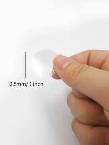 5000 piezas por bolsa sellado transparente etiqueta redonda transparente 1 pulgada/25mm PET sellos pegatina - Product Image 6