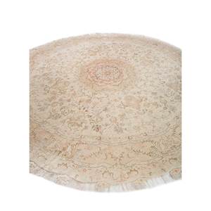 Aalam Hand Knotted Wool & <b>Silk</b> Rugs <b>Red</b> & Orange Medallion Rectangle Puzzle Patterns for Home for Living Room Hallway-Pae-6306 - Product Image 2