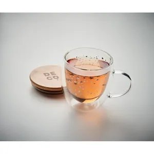Tazza in Vetro Borosilicato SION Personalizzabile, Articoli per Bevande di Alta Qualità - Product Image 1