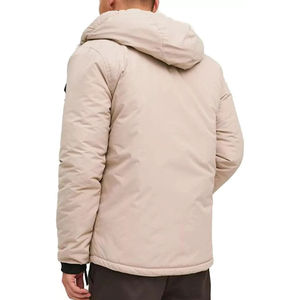 Parka d'hiver pour homme 2025, coupe-vent, couleur unie, veste avec fermeture éclair, veste décontractée élégante pour homme - Product Image 3