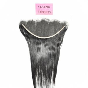 Cheveux humains 13*6 HD Frontal, couleur naturelle, 100% cheveux indiens bruts, cuticules alignées, tissage double trame à la machine - Product Image 5