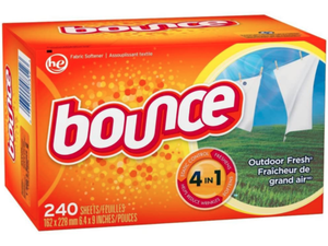 Feuilles assouplissantes jetables pour sèche-linge Cheap Bounce, 240 unités, parfum frais extérieur, lavande solide pour le lavage du linge - Product Image 2