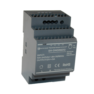 แหล่งจ่ายไฟแบบราง DIN 12V 5A 54W ปรับแรงดันได้ สำหรับไฟ LED  แปลงไฟ 110V 220V AC เป็น DC สำหรับไฟ LED Strip - Product Image 1