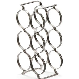 Silver wine bottle storage rack holder for <b>kitchen</b> home decoration dining <b>table</b> champagne wine display rack holder bar wholesale - Product Image 2