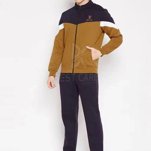 Outdoor Use Plus Size Custom Logo Stand Collar <b>Tracksuits</b> For Men Latest Style Durable Material Men <b>Tracksuit</b> In OEM Service - Product Image 3