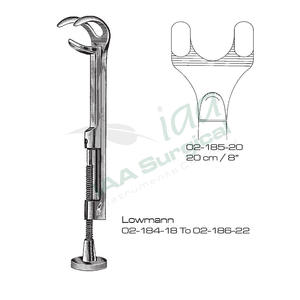 เครื่องมือผ่าตัดกระดูกโลว์แมนน์ โบน โฮลดิ้ง แคลมป์ 02-184-18 ถึง 02-186-22 ทำจากสแตนเลส ได้รับมาตรฐาน CE ISO - Product Image 4