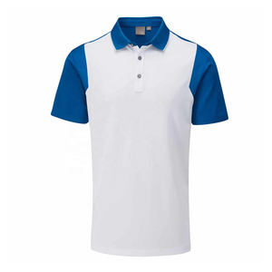 Polo de Golf para Hombre con Bloques de Color, de Secado Rápido, Transpirable, de Manga Corta, Estampado, de Poliéster, para Club - Product Image 2