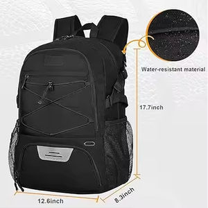 Sacs de sport en coton 100% de haute qualité avec compartiment pour ordinateur portable pour le basketball, le football et plus encore - Couleurs et logos personnalisables - Product Image 1