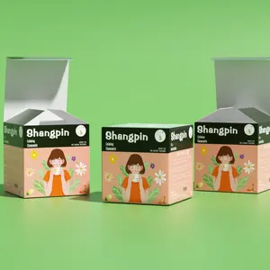 Individuelles Druckdesign Blumen-Tee-Geschenkbox Kartonbox in Lebensmittelqualität mit Logo Verpackung für Kaffee festgetränk