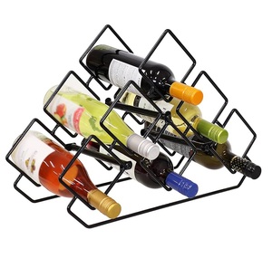 2023 vente chaude porte-bouteille de vin de table casier à vin support de bouteille de Champagne verre porte-gobelet affichage suspendu - Product Image 5