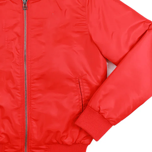 Blouson Bomber Unisexe 2026 en Gros – Collection Printemps Hip Hop Style Universitaire Coupe Ample Personnalisable Imperméable Réversible en Toile Décontractée - Product Image 3