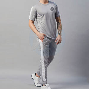 Conjuntos Deportivos de Verano para Hombre, Hechos a Medida, Ligeros, Cuello Redondo, Color Sólido, Transpirables, para Adultos, Directo de Fábrica - Product Image 3