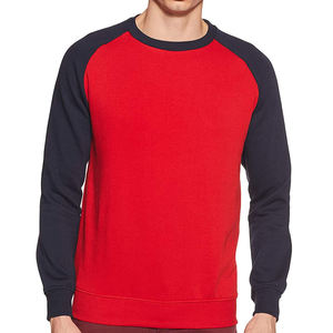 Suéter de Punto para Hombre, Cuello Redondo, Manga Raglán, Color Rojo, Corte Regular, Estilo Casual, para Otoño, 2026 - Product Image 3