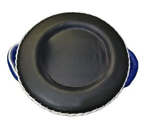 Guantes Redondos de Cuero Marrón y Negro, Almohadillas de Entrenamiento para Boxeo, MMA y Muay Thai, Duraderas y Cómodas para las Manos - Product Image 1