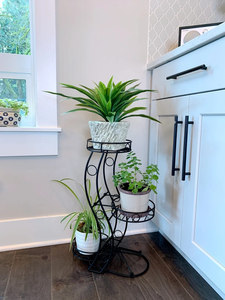 3 Tier Metal Planter <b>Stand</b> & Flower <b>Pot</b> Holder for Garden Display <b>Stand</b> Indoor and Outdoor Use - Product Image 4