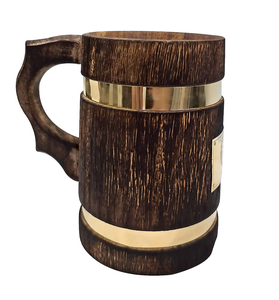 Indian Handmade Unique Wooden Mule <b>Mug</b> 100% Copper Beer <b>Mug</b> Designer Look High Quality Most Selling Product - Product Image 1