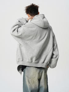 Sweat à capuche en coton 100% pour homme, style streetwear vintage, respirant, séchage rapide, long et en polaire, tendance de la rue, vente chaude - Product Image 6