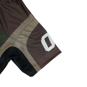 Venta al por mayor fútbol malla Jersey 100% poliéster fútbol americano Jersey transpirable deportes malla de secado rápido fútbol Jersey - Product Image 5